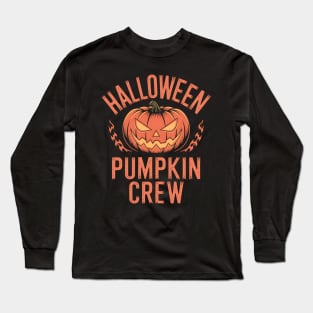 Halloween Pumpkin Face Long Sleeve T-Shirt